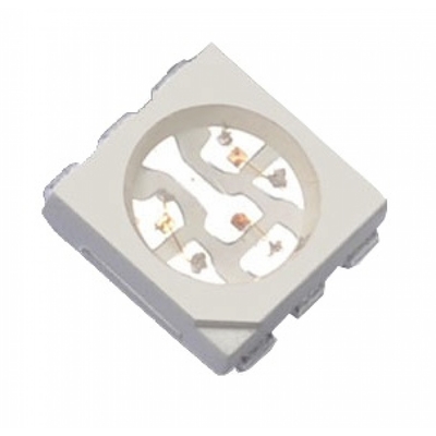 Διαυγές φακό πλήρους χρώματος 5050 RGB SMD LED διόδιο chip Ultra Bright GRB Pin Setup