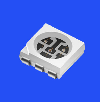 SMD5050 RGB LED Δίοδος 5.0x5.0mm PCT Κράτη 120deg 6pin Διαφανής φακός 0,6W LED Chip