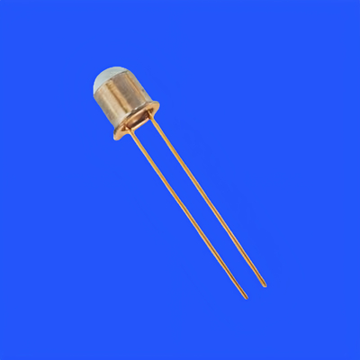 370nm TO46 UV LED φώτα Μεταλλικό ενσωματωμένο Dip UVA διόδιο για οπτικούς ανιχνευτές