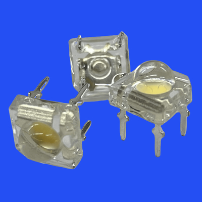 0.5W 6500K Cool White Piranha LED Ενσωματωμένο Zener 80deg 5mm LED για το λεωφορείο φορτηγό Αυτοκινητοκίνητο φωτισμό